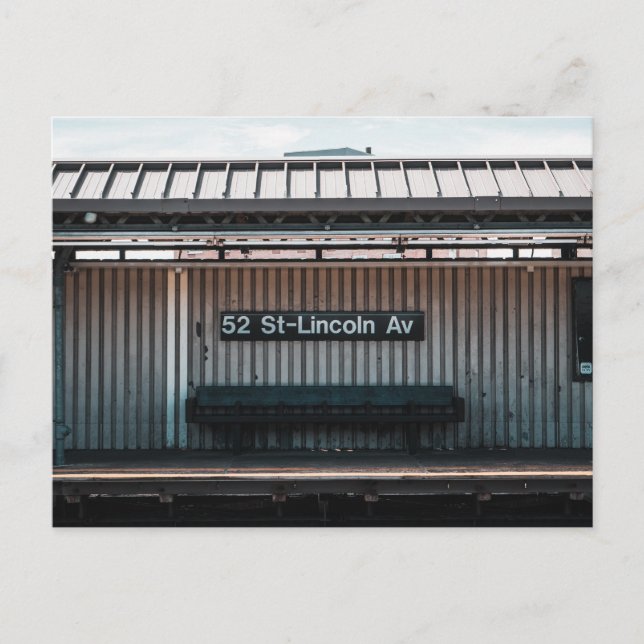 Postal Estación de la avenida Lincoln (Nueva York, NY) (Anverso)