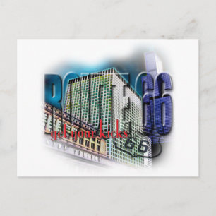 Postal Estación de la unión - ruta 66 - Chicago