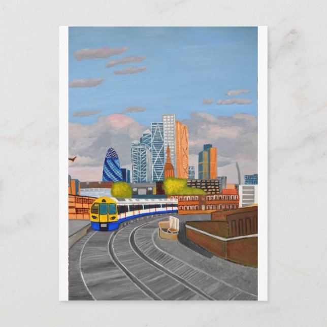 Postal Estación de London Overland (Anverso)