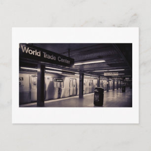 Postal Estación de metro World Trade Center - NYC