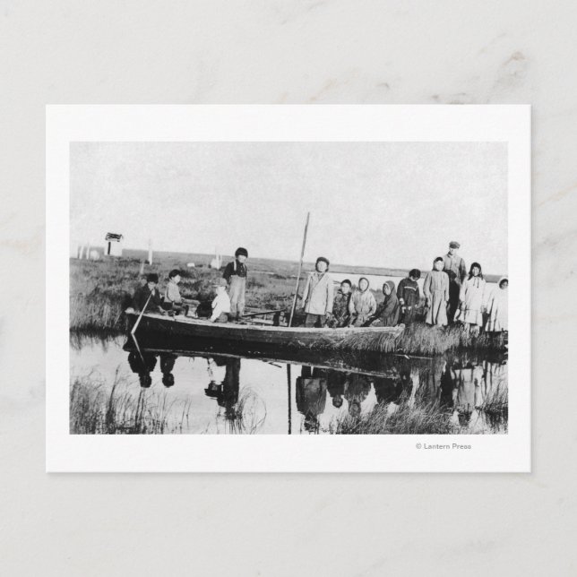 Postal Estación de misión de Moravian en Kuskokwim (Anverso)