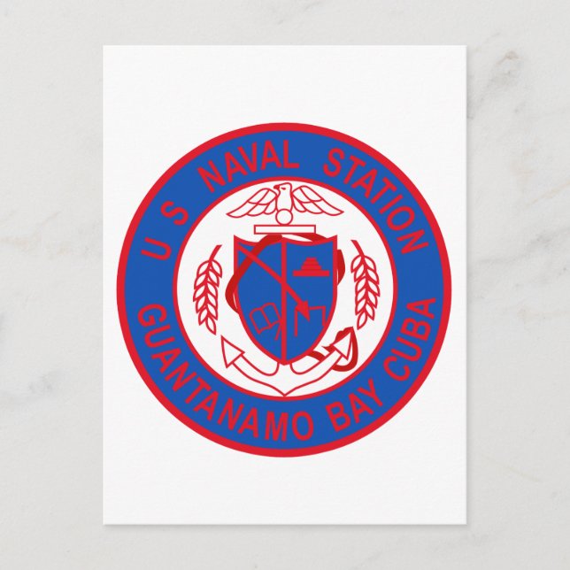 POSTAL ESTACIÓN DE NAVAL DE EE.UU. BAHÍA DE GUANTANAMO (Anverso)