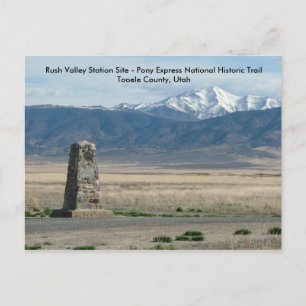 Postal Estación de Rush Valley