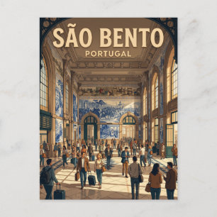 Postal Estación de São Bento Portugal