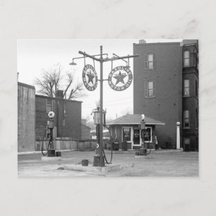 Postal Estación de servicio Corner Gas, 1925