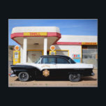 Postal Estación de servicio de coches clásicos de la patr<br><div class="desc">¡Hola! Espero que te guste esta foto que capté en mis viajes. ¡No dudes en añadir tu propio texto! Revisa mi tienda por más.</div>