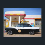 Postal Estación de servicio de coches clásicos de la patr<br><div class="desc">¡Hola! Espero que te guste esta foto que capté en mis viajes. ¡No dudes en añadir tu propio texto! Revisa mi tienda por más.</div>