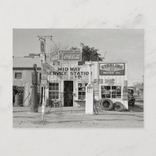 Postal Estación de Servicio Midway, 1939