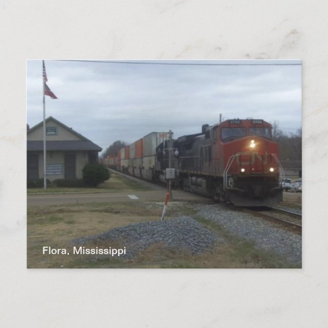 Postal Estación de tren (Anverso)