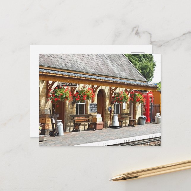 POSTAL ESTACIÓN DE TREN ANTIGUA (Anverso/Reverso In Situ)