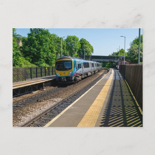 Postal Estación de tren de Deighton, Huddersfield (Anverso)