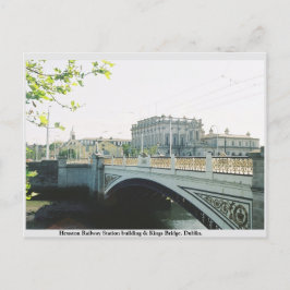 Postal Estación de tren de Heuston, Kings Bridge Dublín