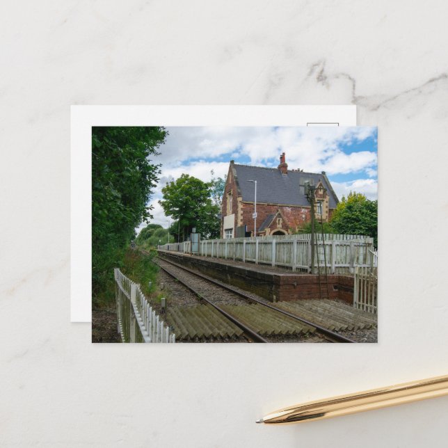Postal Estación de tren de Rawcliffe (Anverso/Reverso In Situ)