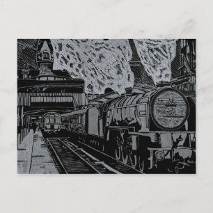 Postal Estación de tren de Sunderland de los años 1960