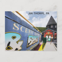 Estación de tren Jim Thorpe Pennsylvania Viaje