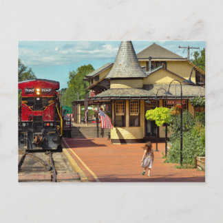 Postal Estación de tren - Siempre habrá esperanza