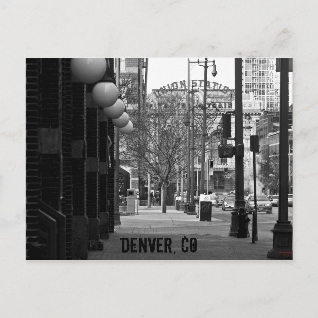 Postal Estación de Unión, Denver (Anverso)