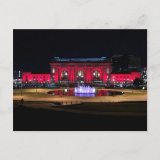 Postal Estación de Unión en la Postcard de Kansas City