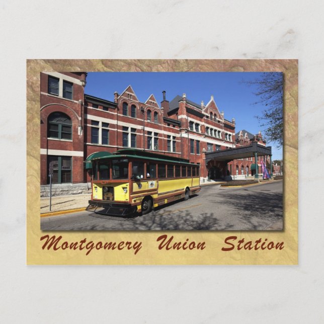 Postal Estación de Unión, Montgomery, Alabama (Anverso)