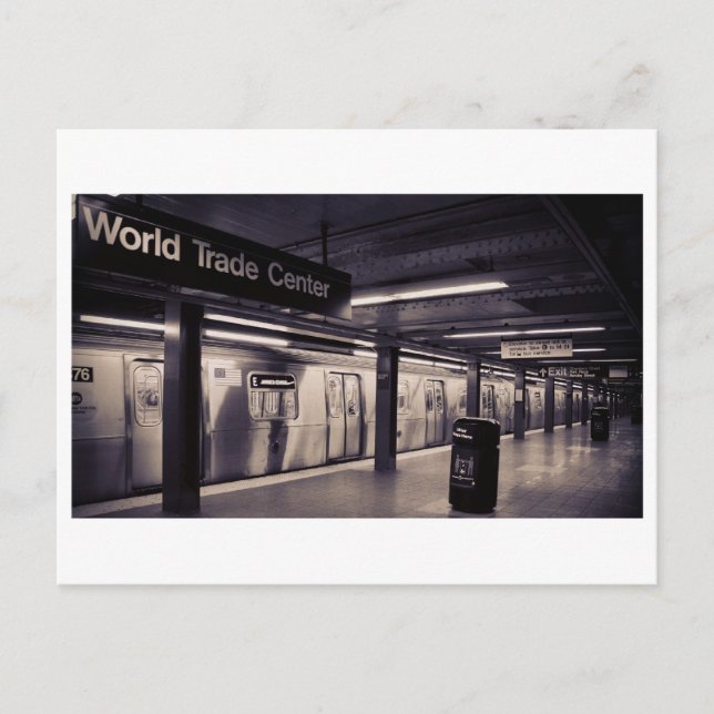 Postal Estación del World Trade Center, NYC (Anverso)