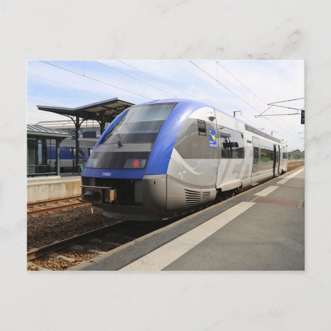 Postal Estación Dol de Bretagne, Bretaña, Francia (Anverso)