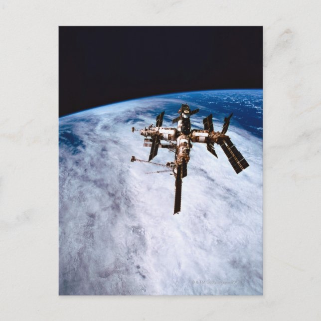 Postal Estación espacial en órbita 11 (Anverso)