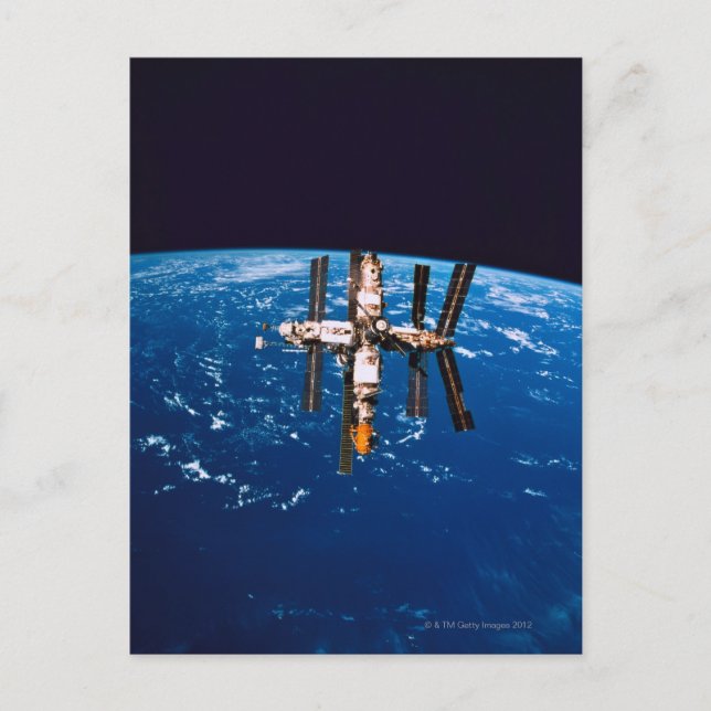 Postal Estación espacial en órbita 5 (Anverso)