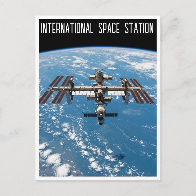 Postal Estación Espacial Internacional (Anverso)