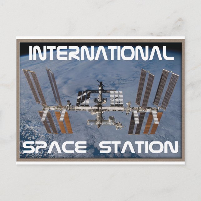 Postal Estación Espacial Internacional (Anverso)
