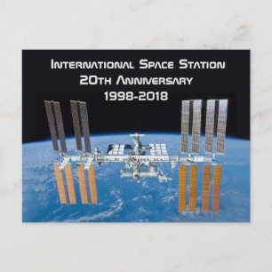 Postal Estación Espacial Internacional ISS 20º aniversari