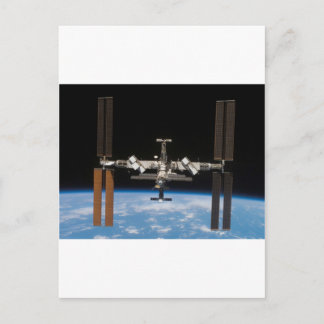 Postal Estación Espacial Internacional — Vista desde Atla