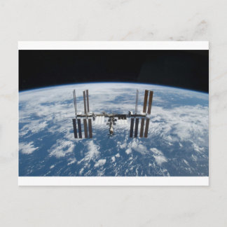 Postal Estación Espacial Internacional — Vista desde Atla