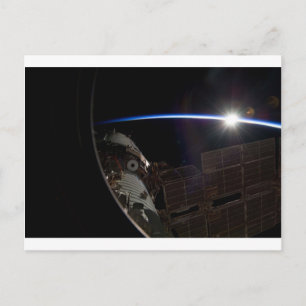 Postal Estación Espacial Internacional — Vista desde Atla