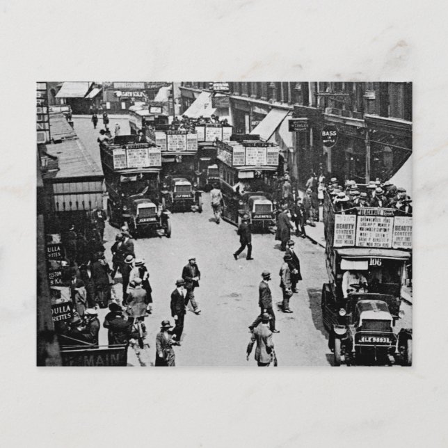 Postal Estación Finsbury Park, c.1923 (Anverso)