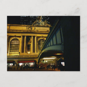 Postal Estación Grand Central - Noche - Nueva York