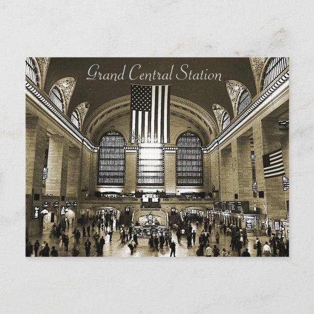 Postal Estación Grand Central, NYC (Anverso)