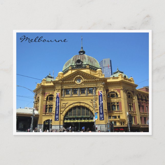 Postal estación grand flinders st (Anverso)
