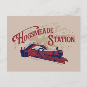 Postal Estación HOGSMEADE Gráfico Vintage