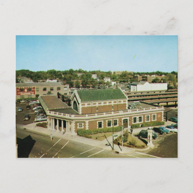 Postal Estación Lackawanna, Montclair NJ Vintage (Anverso)