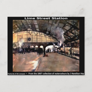 Postal Estación Lime Street, Liverpool.