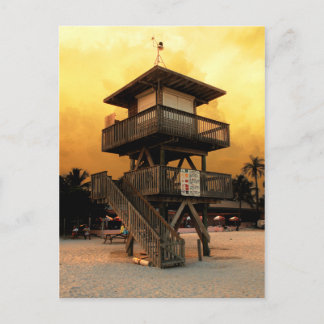 Postal Estación Manatee Public Beach Lifeguard