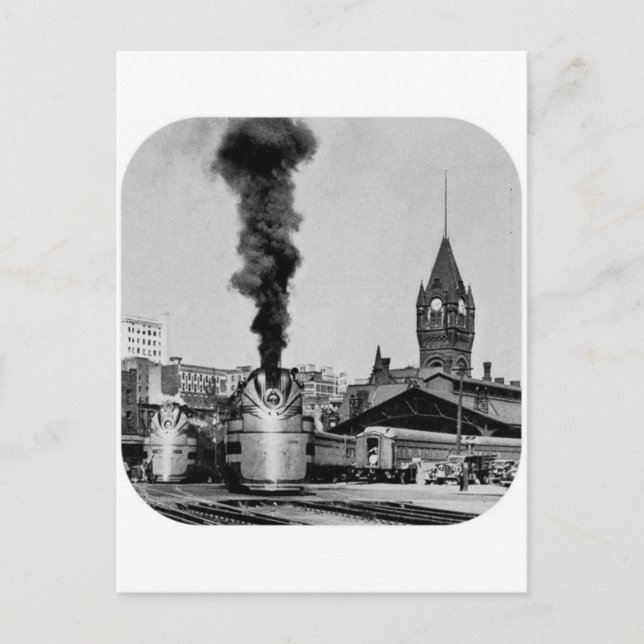 Postal Estación Milwaukee Railroad Milwaukee (Anverso)