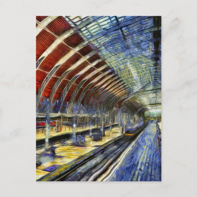 Postal Estación Paddington Van Gogh (Anverso)
