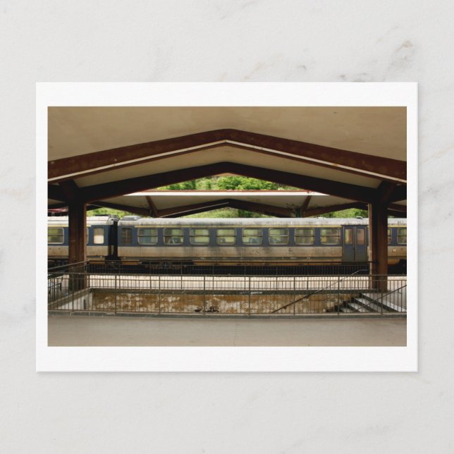 Postal Estación principal de tren, Sarajevo. (Anverso)