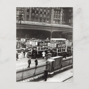 Postal Estación Victoria, años 20