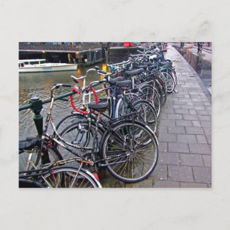 Postal Estacionamiento de bicicletas -- Ámsterdam en novi