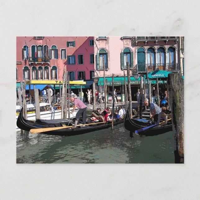 Postal Estacionamiento de Gondola (Anverso)