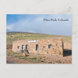 Postal Estacionamiento en el pico de Pikes