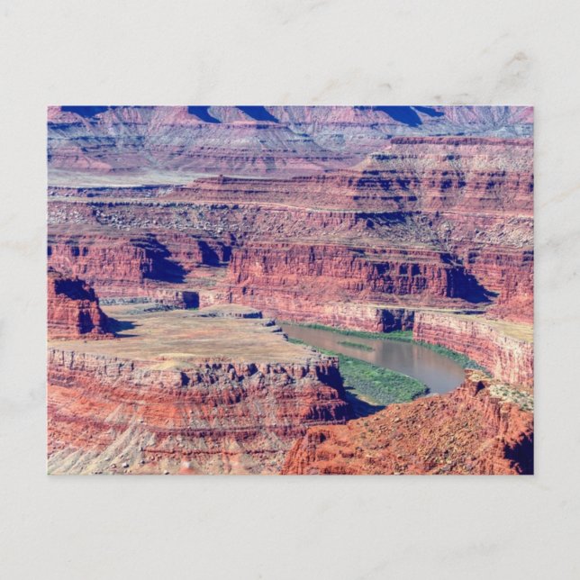 Postal Estacionamiento hípico muerto Moab Utah (Anverso)