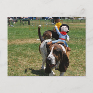 Postal Estacionar el Hound de Basset